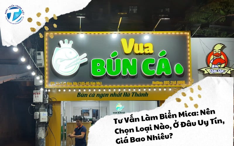 Tư Vấn Làm Biển Mica - Nên Chọn Loại Nào, Ở Đâu Uy Tín, Giá Bao Nhiêu?